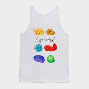 Nap time with animal friends Tank Top